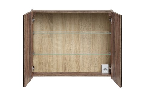 Szafka z lustrem 80cm SANTA FE OAK