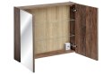 Szafka z lustrem 80cm SANTA FE OAK