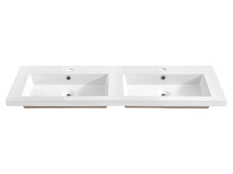 Umywalka meblowa dwukomorowa 120cm SPIRIT