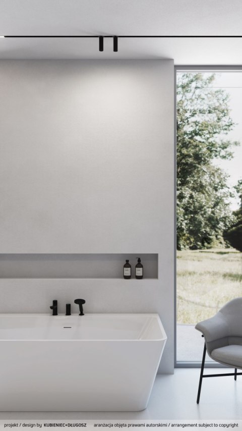 Wanna akrylowa przyścienna/wolnostojąca prostokątna - 160 cm