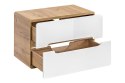 Szafka pod umywalkę 80cm ARUBA WHITE szuflady