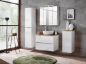 Szafka pod umywalkę 80cm CAPRI WHITE szuflady