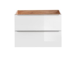 Szafka pod umywalkę 80cm CAPRI WHITE szuflady