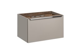 Szafka pod umywalkę 80cm 2 szuflady, Santa Fe Taupe