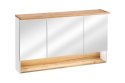 Szafka z lustrem 120cm BAHAMA WHITE