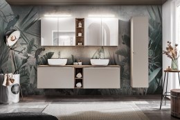 Szafka z lustrem 80cm 2 drzwi