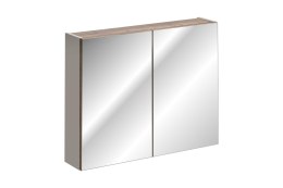 Szafka z lustrem 80cm 2 drzwi, Santa Fe Taupe