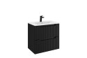 Szafka pod umywalkę 60cm 2 drzwi Nova Black