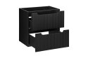 Szafka pod umywalkę 60cm 2 szuflady Nova Black