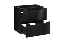 Szafka pod umywalkę 60cm 2 szuflady Nova Black