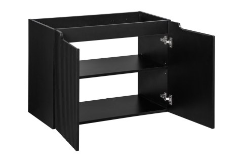 Szafka pod umywalkę 80cm 2 drzwi Nova Black