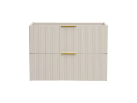 Szafka pod umywalkę 80cm kaszmir ryflowana ADEL CASHMERE Szafka pod umywalkę 80cm kaszmir ryflowana ADEL CASHMERE