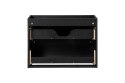 Szafka pod umywalkę 80cm 2 szuflady Nova Black