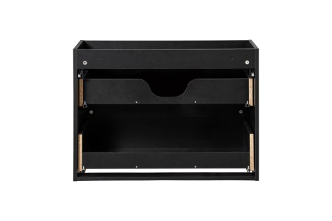 Szafka pod umywalkę 80cm 2 szuflady Nova Black