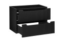 Szafka pod umywalkę 80cm 2 szuflady Nova Black