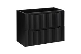 Szafka pod umywalkę 80cm 2 szuflady Nova Black