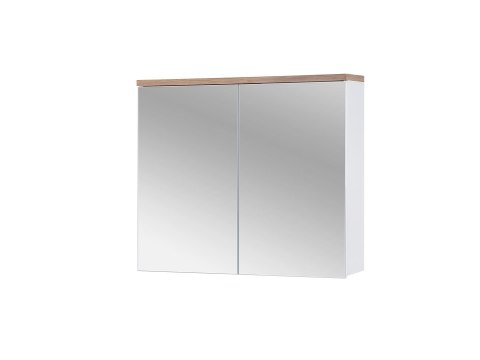 Szafka z lustrem 80 cm BALI WHITE