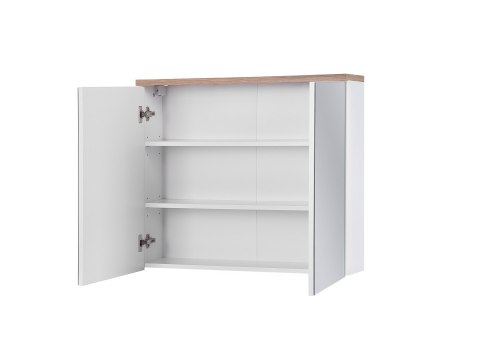 Szafka z lustrem 80 cm BALI WHITE