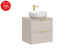 Zestaw meblowy 60cm z blatem i umywalką nablatową Smile