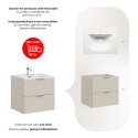 Zestaw meblowy Adel Cashmere, 60cm z umywalką meblową SKY