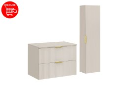 Zestaw meblowy 80cm z blatem i Szafką wysoką