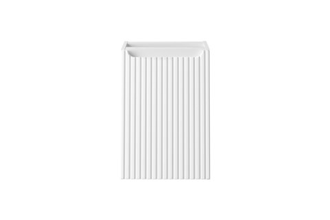 Szafka pod blat 40cm z koszem na pranie, Nova White