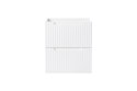 Szafka pod umywalkę 50cm 2 szuflady, Nova White