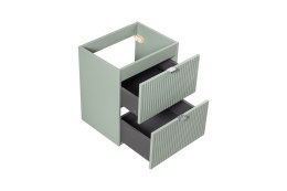 Szafka pod umywalkę 50cm 2 szuflady Line Reed Green