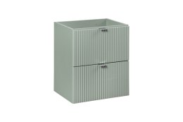 Szafka pod umywalkę 50cm 2 szuflady Line Reed Green