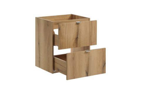 Szafka pod umywalkę 50cm 2 szuflady, Nova Oak
