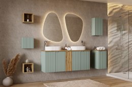 Szafka pod umywalkę 60cm 2 drzwi Line Reed Green