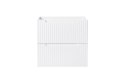 Szafka pod umywalkę 60cm 2 szuflady, Nova White