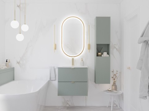 Szafka pod umywalkę 60cm 2 szuflady