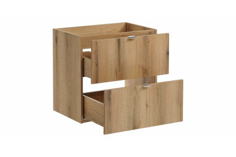 Szafka pod umywalkę 60cm 2 szuflady, Nova Oak
