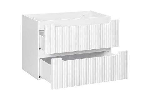 Szafka pod umywalkę 80cm 2 szuflady, Nova White
