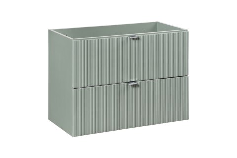 Szafka pod umywalkę 80cm 2 szuflady Line Reed Green