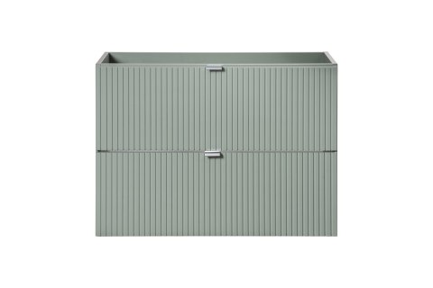 Szafka pod umywalkę 80cm 2 szuflady Line Reed Green