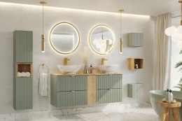Szafka wysoka 2 drzwi Line Reed Green