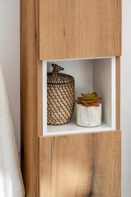 Szafka wysoka 2 drzwi, Nova Oak