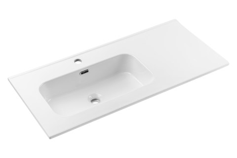Umywalka meblowa jednokomorowa 100cm z blatem ceramicznym