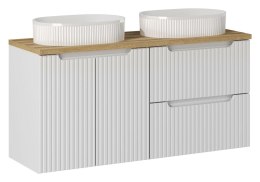 Zestaw meblowy 120cm z umywalkami nablatowymi