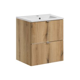Zestaw meblowy Nova Oak, 50cm z umywalką meblową Dance