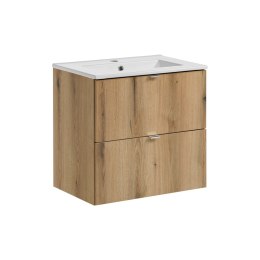 Zestaw meblowy Nova Oak, 60cm z umywalką meblową Dance