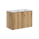 Zestaw meblowy Nova Oak, 80cm z umywalką meblową Dance