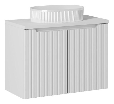 Zestaw meblowy 80cm z umywalką nablatową