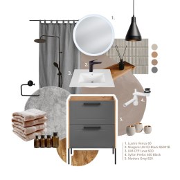 Szafka pod umywalkę 120cm 2 szuflady