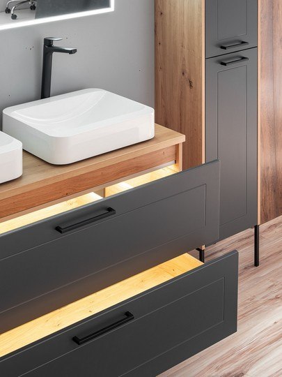 Szafka pod umywalkę 120cm 2 szuflady