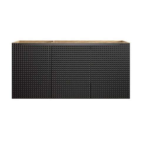 Szafka pod umywalkę Luxor Black 120cm 3 Drzwi