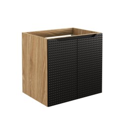 Szafka pod umywalkę 60cm 2 drzwi Luxor Black