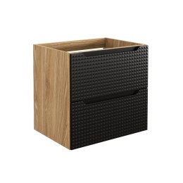 Szafka pod umywalkę 60cm 2 szuflady Luxor Black